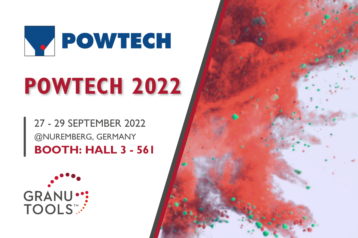 banner of Granutools to share that we will attend POWTECH 2022 on September 27-29